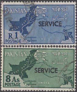 Pakistan   #O65-O66    Used