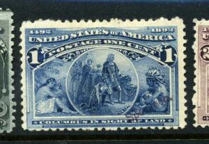 Scott #230S Columbian Specimen Stamp (Stock #230S-1)