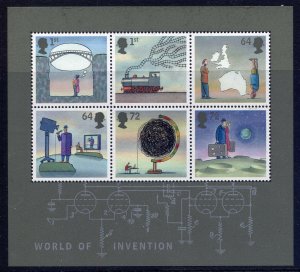 MS2727 2007 World of Invention miniature sheet UNMOUNTED MINT/MNH