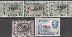 Costa Rica #C334-7   MNH (K1080L)