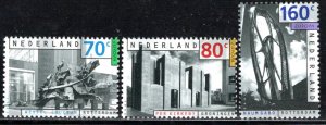 Netherlands Scott # 838 - 840, mint nh