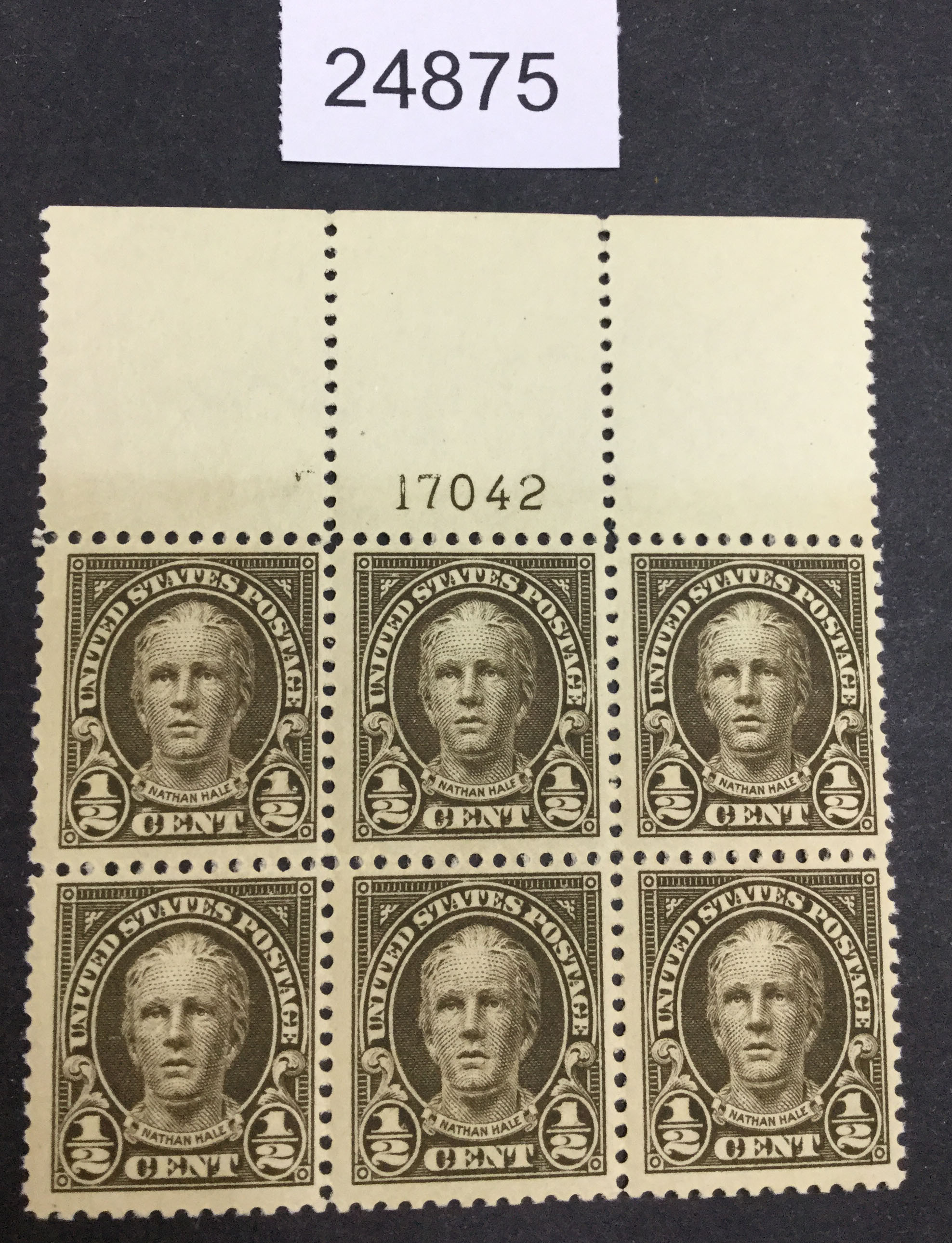 US Stamps 551 Mint OG NH Plate Block LOT 24875 United States