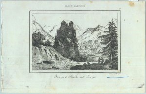 84902 - GEORGIA - VINTAGE Italian Engraving 1800's -  CAUCASE