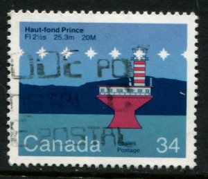 1065 Canada 34c Lighthouses, used