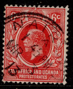 EAST AFRICA and UGANDA GV SG46, 3c green, FINE USED. CDS