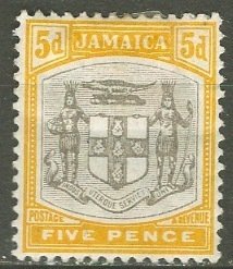 Jamaica; 1904: Sc. # 33:  MH Single Stamp
