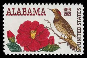 PCBstamps   US #1375 6c Alabama Statehood, MNH, (13)