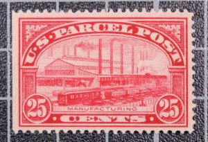 Scott Q9 25 Cents Parcel Post MNH Nice Stamp SCV $145.00