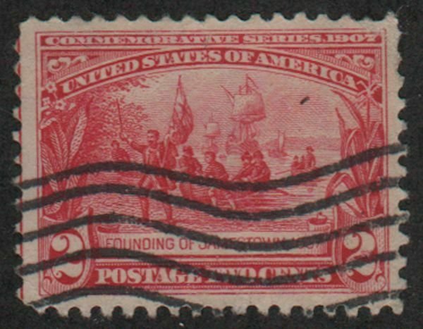 MALACK 329 VF JUMBO, Huge stamp for this issue, Fresh! w6428