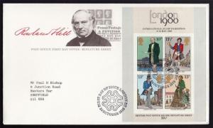 GB UK 1978 & 1980 FDC Covers London Exhibition Hill Buildings 30 Items #CB475