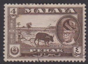Malaya Perak Sc#129 Used