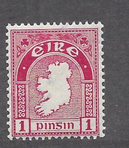 Ireland, 66, Map of Ireland Single,**MNH**