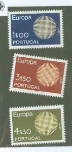 Portugal #1060-1062 Mint (NH) Single (Complete Set) (Europa)