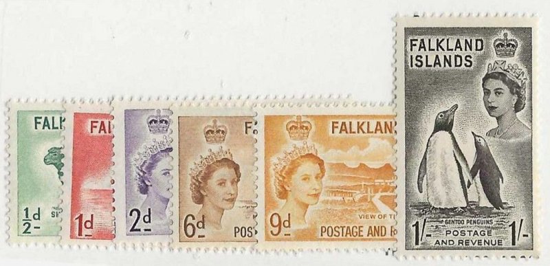 Falkland Islands Sc #122-127 set of 6 NH VF