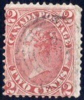 Canada 2 cent 1864 Queen Victoria SC20