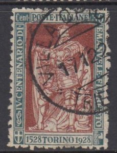 ITALY Regno - 1928 Emanuele Filiberto - Sass. n.228  used