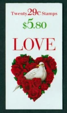 U.S. 1994 -  Love Stamps - Mint NH Booklet #2814a BK214