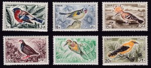 Lebanon 1965 BIRDS Complete (6)  Scott 434-439   VF/NH/(**)