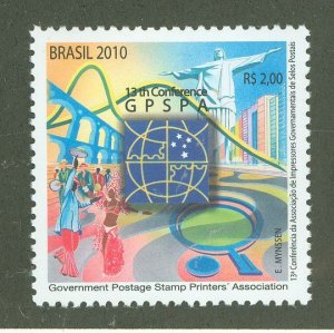 Brazil #3148 Mint (NH) Single (Complete Set)