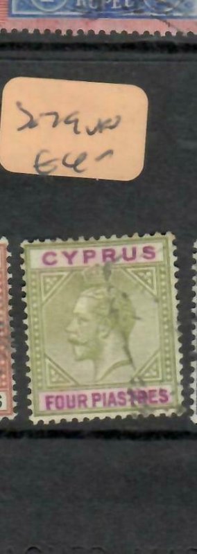 CYPRUS  (P01006B)  KGV  4 PI SG 79  VFU