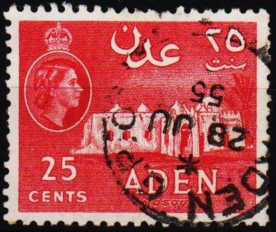 Aden.1953 25c  S.G.80 Fine Used