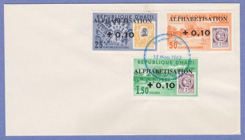 Haiti # B30 & # CB47 - CB48 , Alphabetisation FDC - I Combine S/H