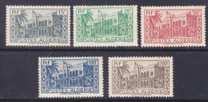 Algeria 167-71 MNH 1944 Summer Palace - Algiers Full Set of 5