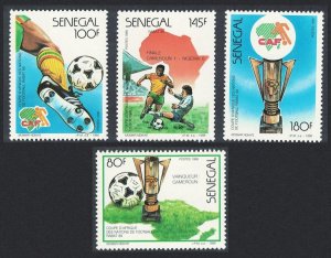 Senegal Africa Cup Football Championship Rabat 4v 1988 MNH SC#775-778