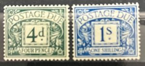 Great Britain #J22,J24 MLH- SCV=$27.25