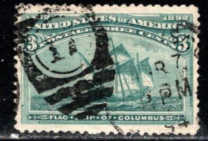 United States Scott # 232, used