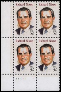 United States - Scott 2955 - Mint-Never-Hinged - Plate Block of Four