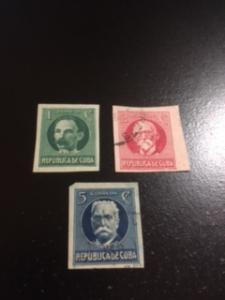 Cuba sc 280-282 MH+UH comp set