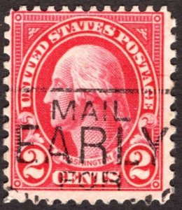 1926, US 2c Washington, Used, Sc 634