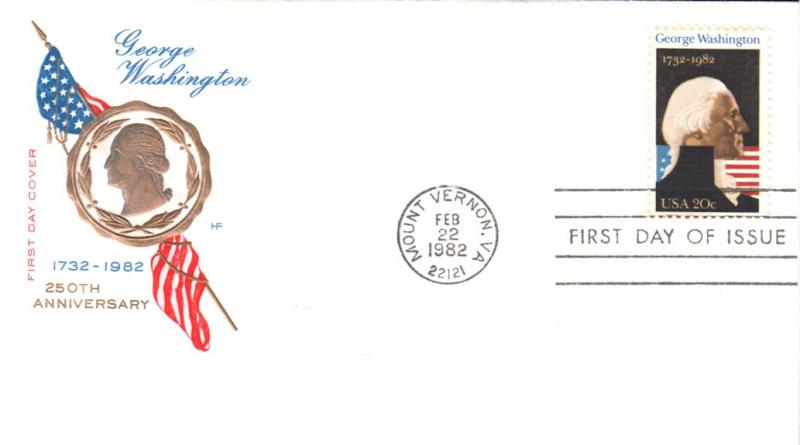 #1952 George Washington Farnam FDC