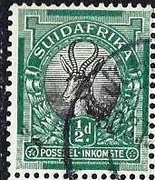 SOUTH AFRICA #23 - USED BLOCK OF 4 - 1926 - SOAF056DTS16