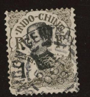 French Indo-China Scott 41 used 1907 Annamite Girl