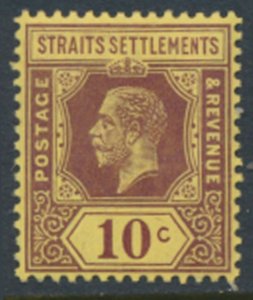 Straits Settlements SG 202  SC# 158    MH see details & scans    