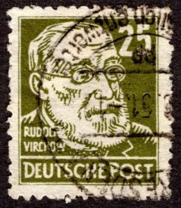 1948, Germany 25pf, Used, Sc 10N38