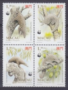 1995 Macau 795-798VB WWF - Fauna 8,50 €