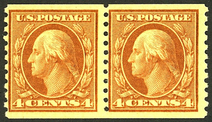 U.S. #495 MINT PAIR OG LH