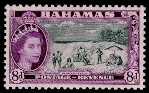 BAHAMAS SG209, 8d black & reddish lilac, UNMOUNTED MINT.