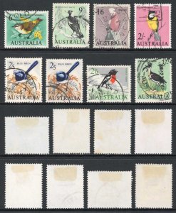 Australia SG363/69 QEII 1964-65 Birds Set of 7 Used with extra 2/5 value