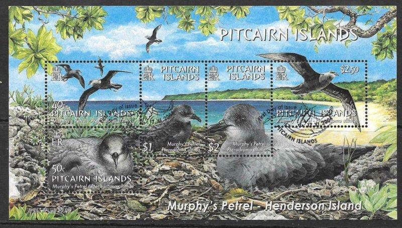 PITCAIRN ISLANDS SGMS679 2004 MURPHYS PETREL FINE USED 