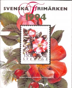 Sweden, complete folder with MNH stamps, year set 1994
