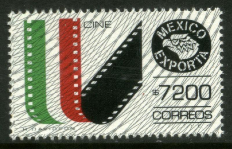 MEXICO Exporta 1770 $7200P Movies w/Burelage Paper 13 MNH