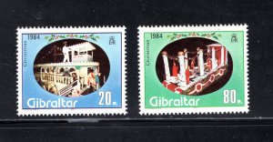 Gibraltar #469-470  VF, Unused, 1984 Christmas,  ..... 2440290