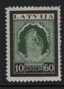 Latvia 1933 MH Sc CB16 10s + 60s Proposed Tombs for Aviators