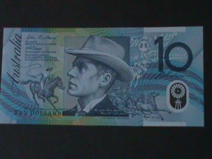 ​AUSTRALIA-1993- RESERVE BANK-POLYMER NOTE-$10 DOLLARS-UN-CIRCULATED-VF