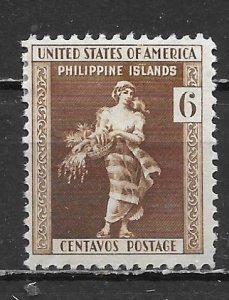 Philippines 385 6c La Flipina single MH (lib)