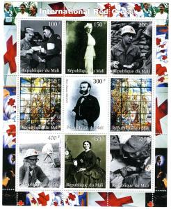 Mali 2000 RED CROSS Henry Dunant WWII Sheet Perforated Mint (NH)